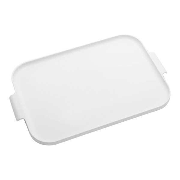 American Metalcraft 19 3/8" x 12 5/8" White Melamine Tray MTW20