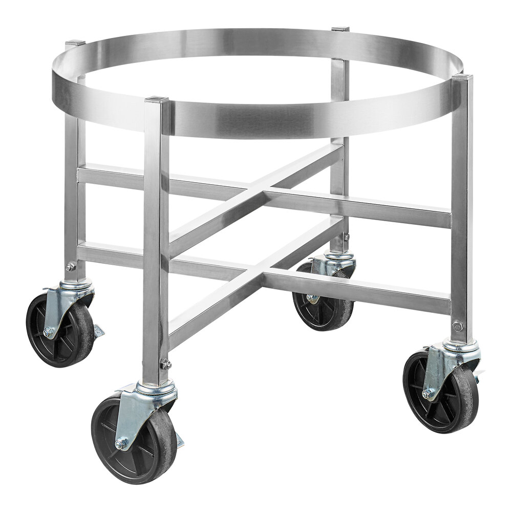 Vigor 23 1/2" Diameter Stainless Steel Stock Pot Dolly