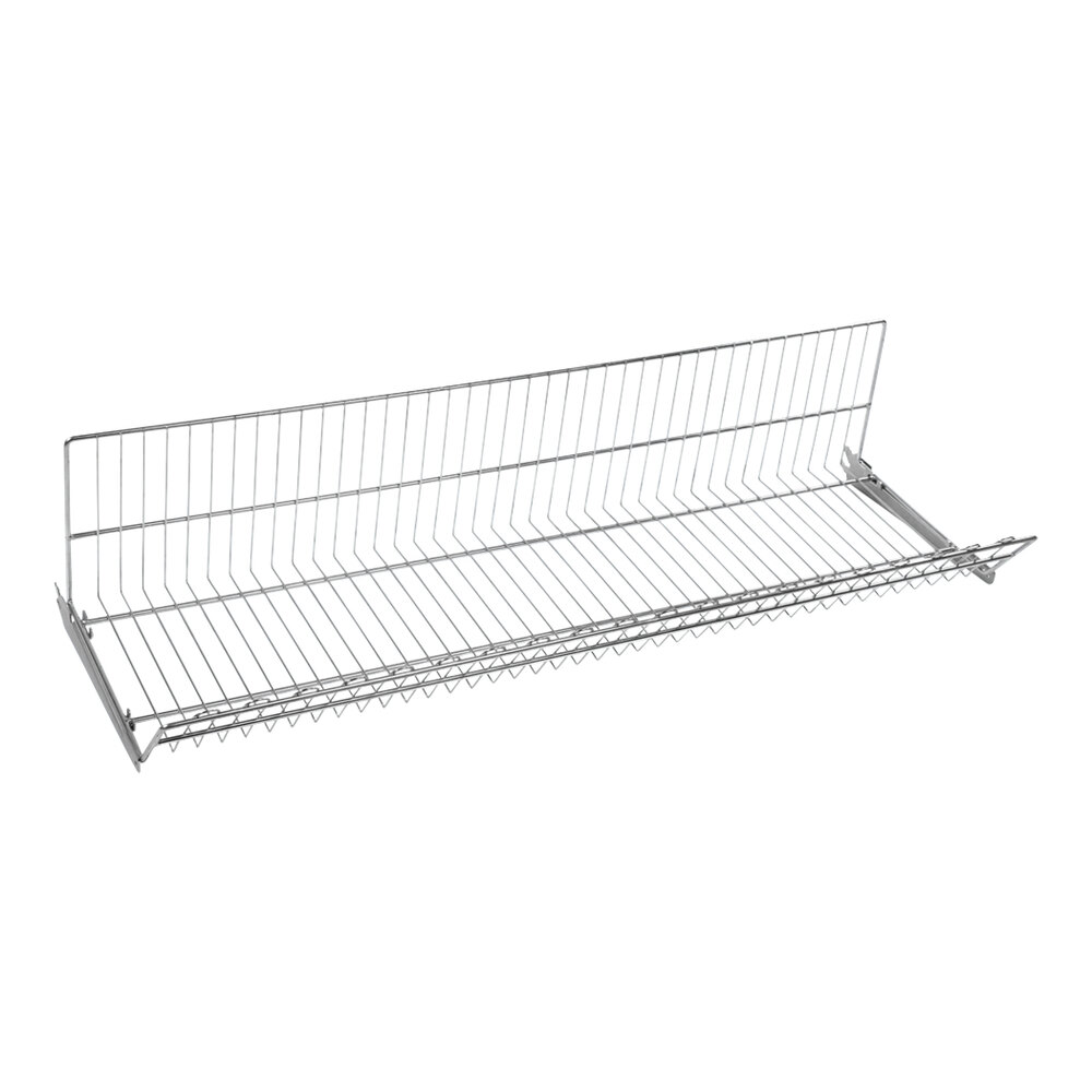 36" x 16" x 9" Zinc Finish Gondola Wire Basket Shelf