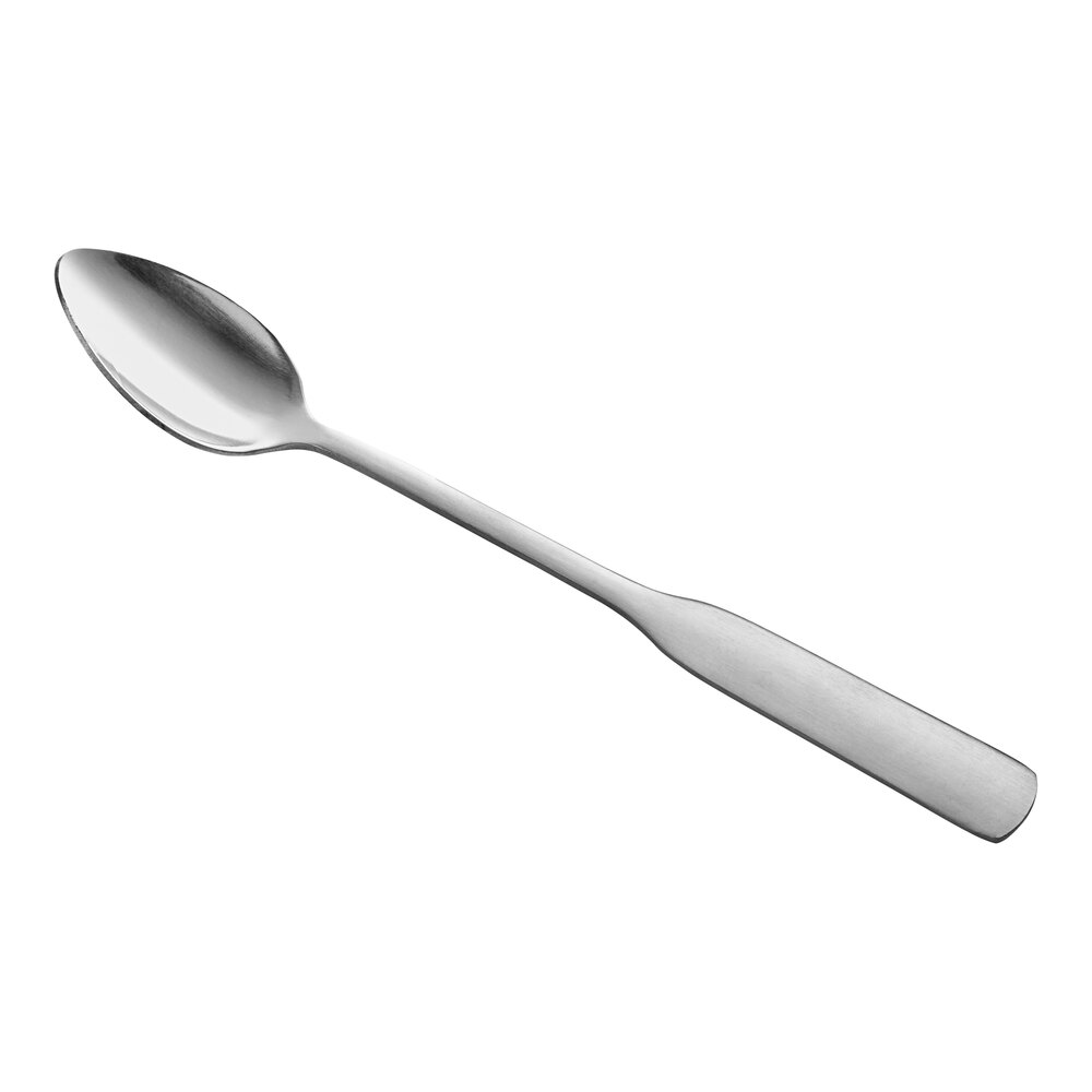 Choice Bellwood 7 1/2" 18/0 Stainless Steel Medium Weight Iced Tea Spoon - 12/Case