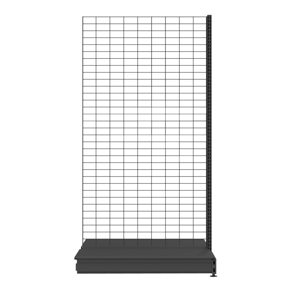 Wanzl Wire Tech 100 36" x 36" x 70" Double-Sided Add-On Gondola Shelving Merchandiser WT-3673A