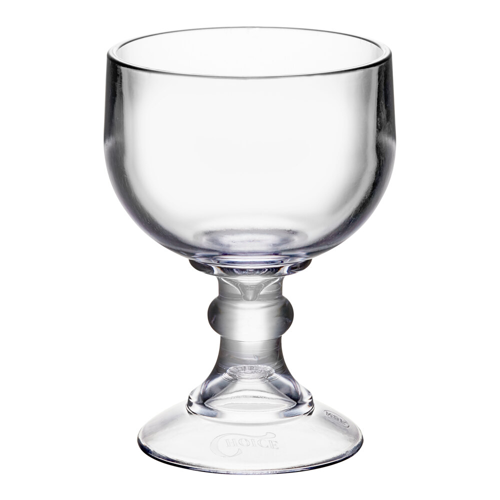 Choice 20 oz. Customizable SAN Plastic Schooner - 12/Case