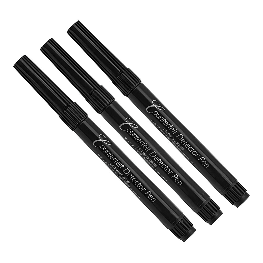 Counterfeit Bills Detector Pen - 3/Pack