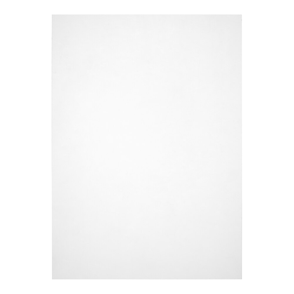 Acopa 5" x 7" Clear Vinyl Sheet Protector - 50/Pack