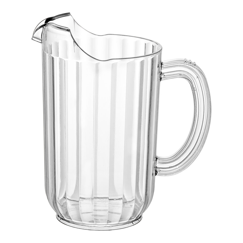 Carlisle 48 oz. Clear Polycarbonate Beverage Pitcher 553807