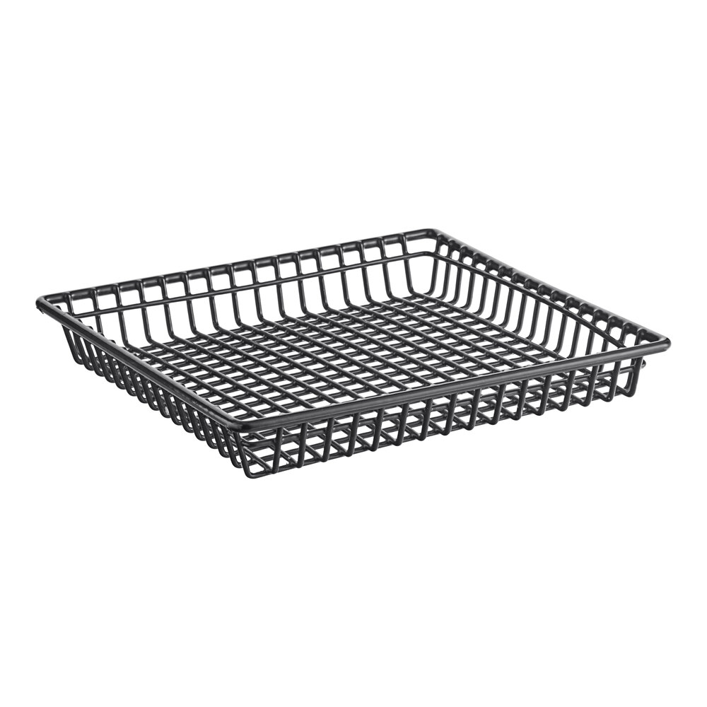 Clipper Mill by G.E.T. 4-35999 9" x 9" Black Square Grid Basket