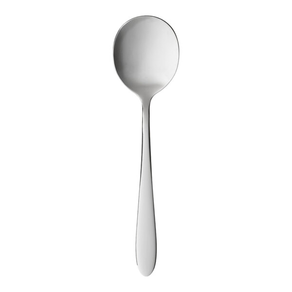 Libbey Novara 6 5/8" 18/0 Stainless Steel Heavy Weight Bouillon Spoon - 36/Case