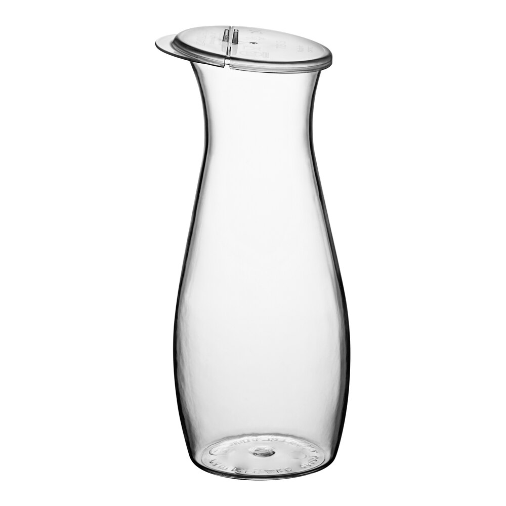 Carlisle 34 oz. Polycarbonate Carafe with Hinged Lid