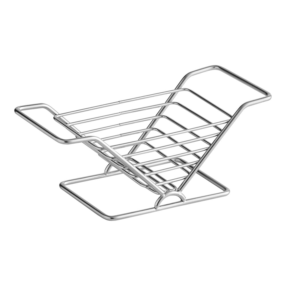 Clipper Mill by G.E.T. 4-82021 8" x 3 1/2" Stainless Steel "V" Wire Basket