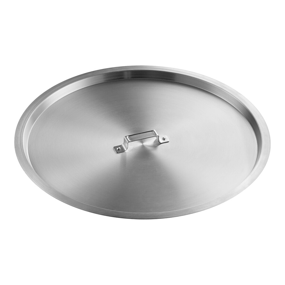Choice 23 7/8" Aluminum Cover for 200 Qt. Stock Pot