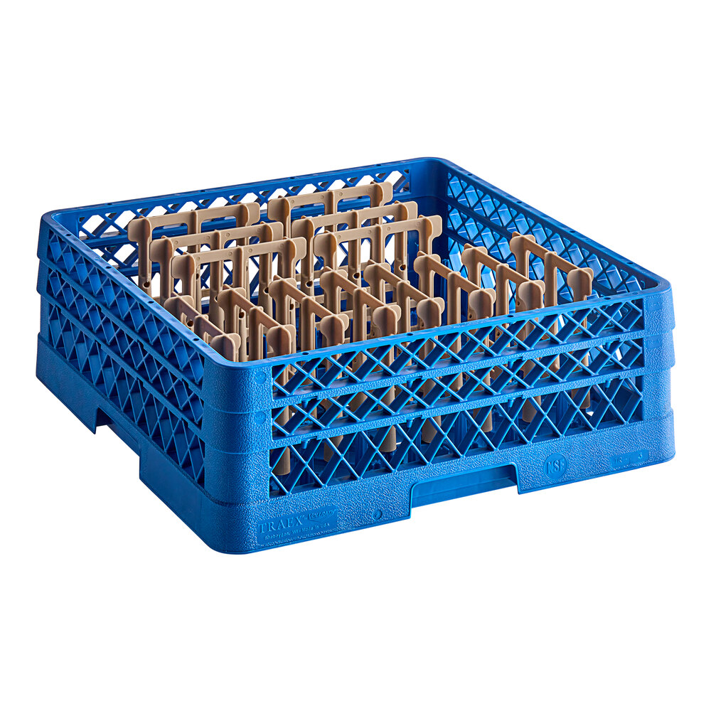 Vollrath TR3AAP14 Traex® Royal Blue Extended Peg Rack for 12 1/4" Diameter Plates