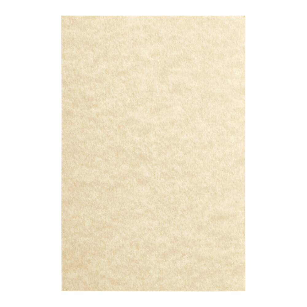 Choice 4" x 6" Heavy Weight 65 lb. Beige Menu Paper - 100/Pack