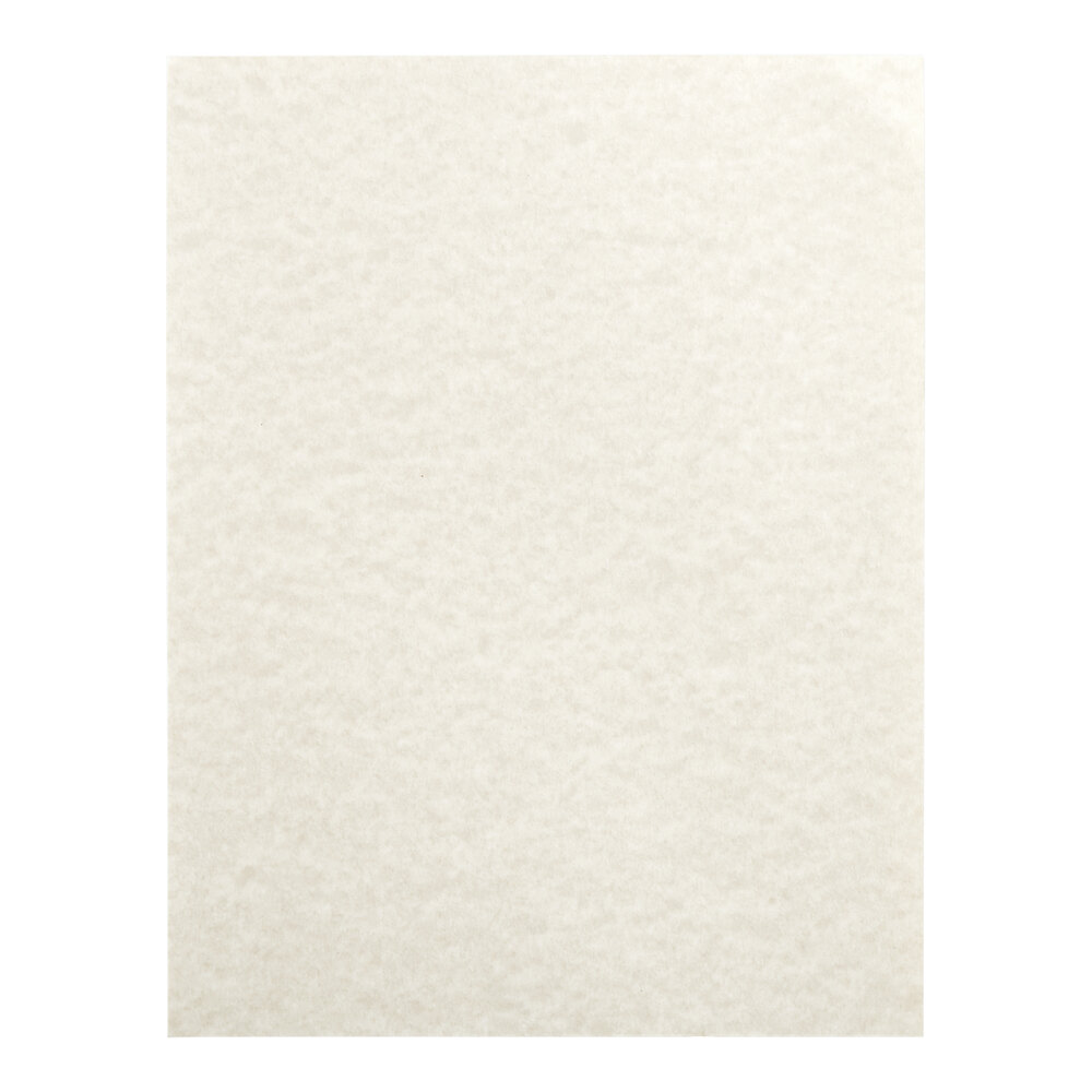 Choice 8 1/2" x 11" Heavy Weight 65 lb. Natural Menu Paper - 100/Pack