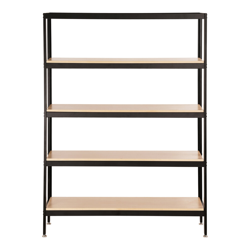 Cal-Mil Blonde 48" x 16" x 72" 4-Tier Maple Merchandising Shelf
