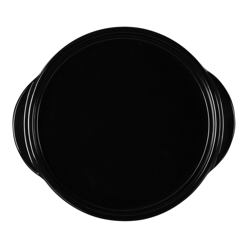 Cal-Mil 14 oz. Black Round Melamine Cocotte