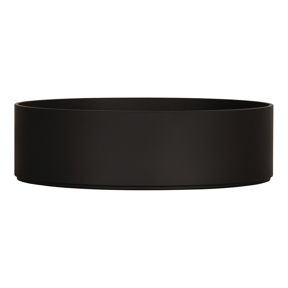 Cal-Mil Hudson 136 oz. Black Round Melamine Bowl