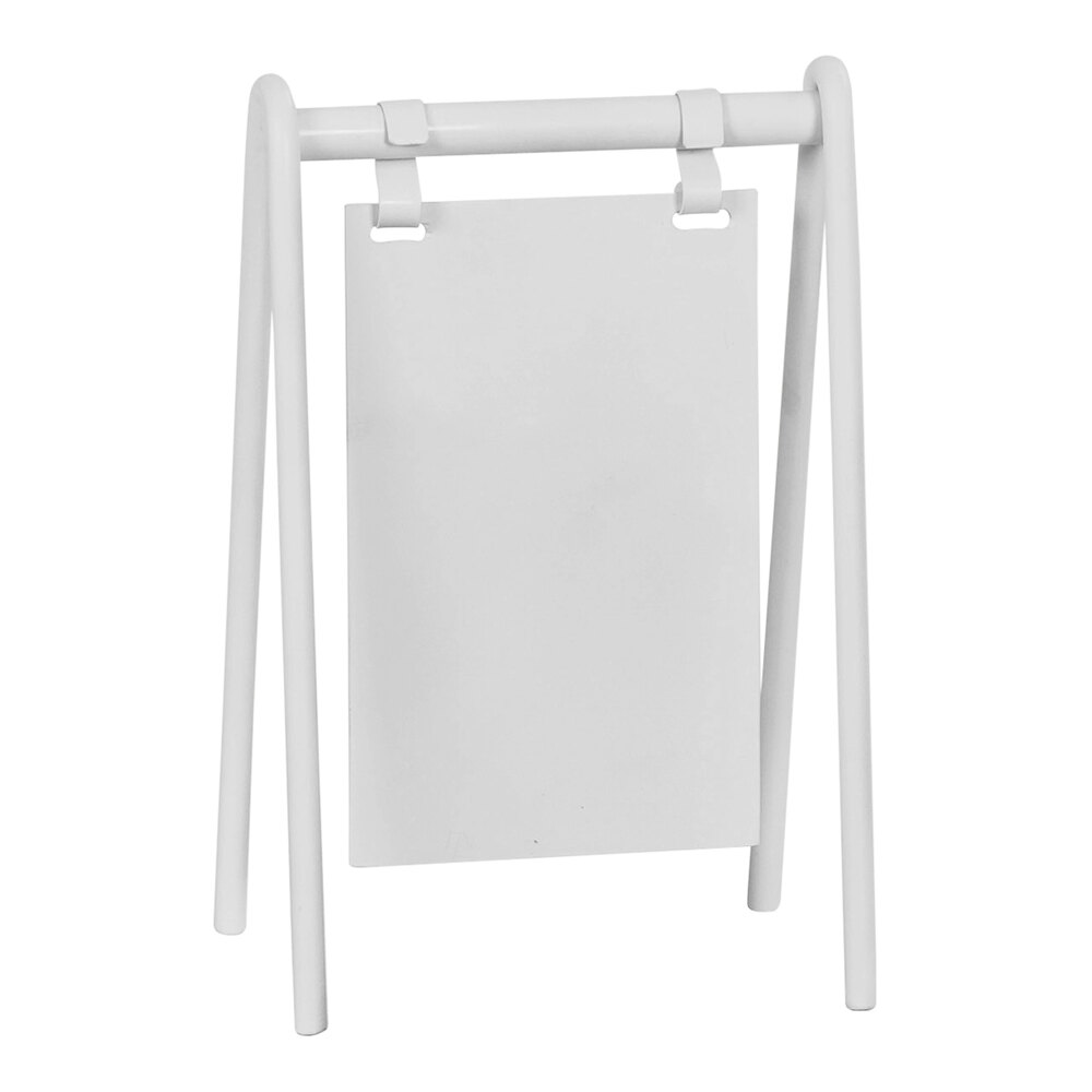 Cal-Mil Juno 5 1/2" x 3" x 10" White Metal Card Holder