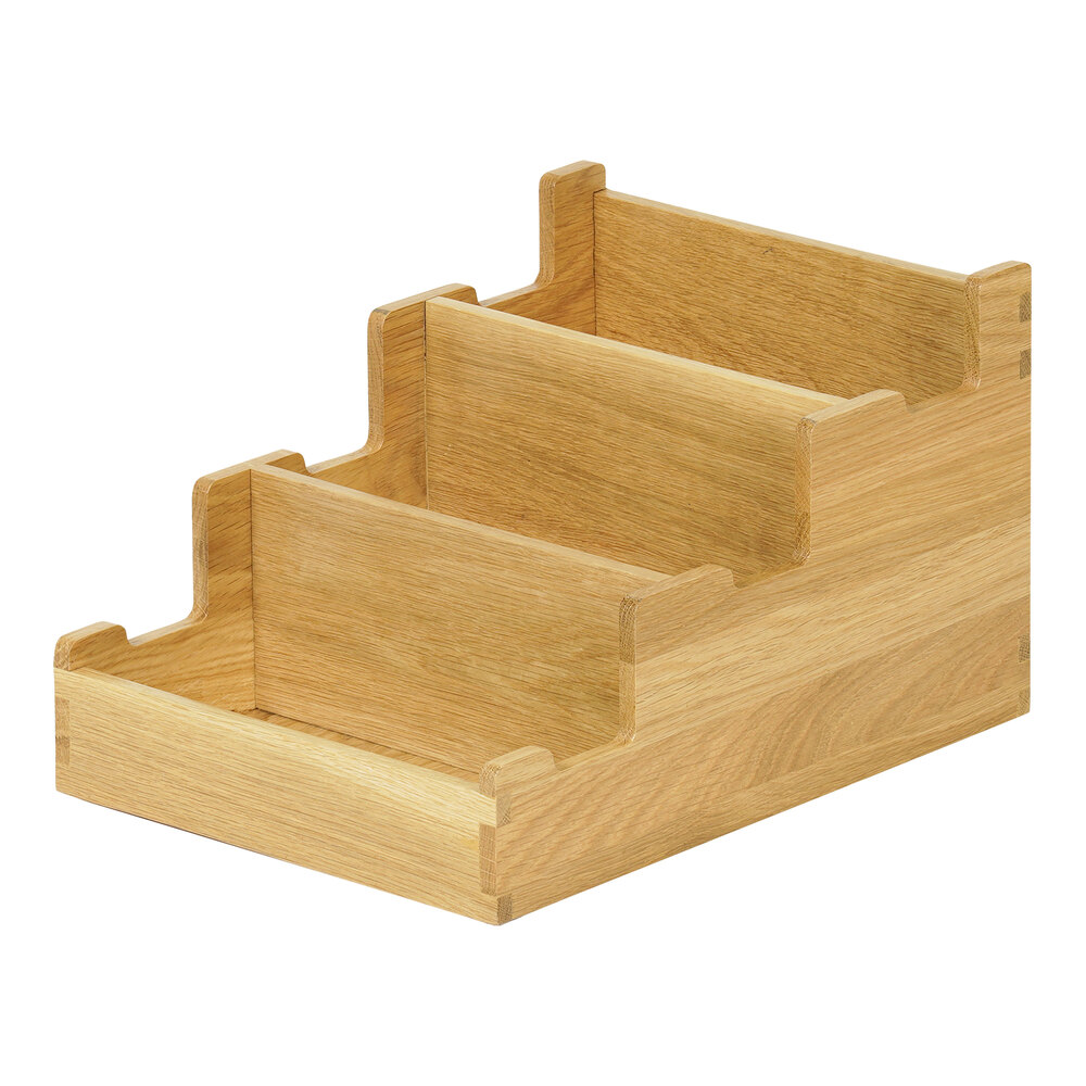 Cal-Mil Sydney 3-Tier Oak Flatware Organizer 23186-21