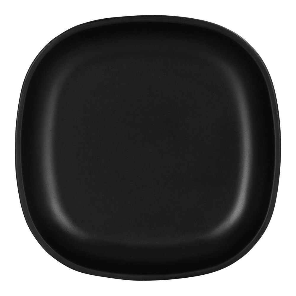 Cal-Mil Oslo 6" Black Square Melamine Plate