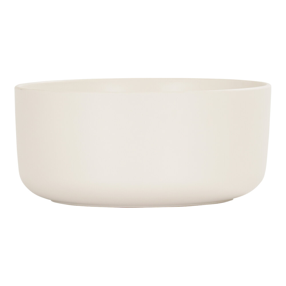 Cal-Mil Oslo 142 oz. Ivory Round Melamine Serving Bowl