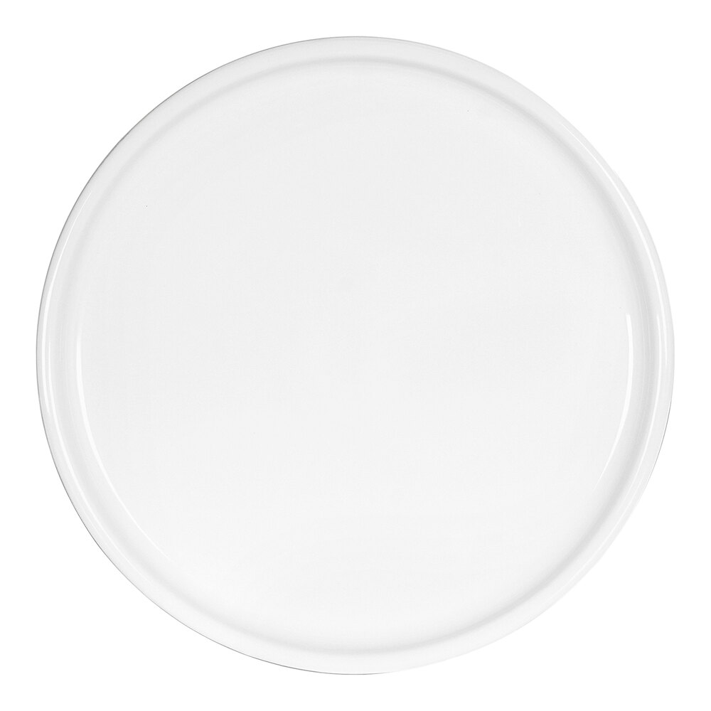 Cal-Mil Rolled Rim 7" White Melamine Plate