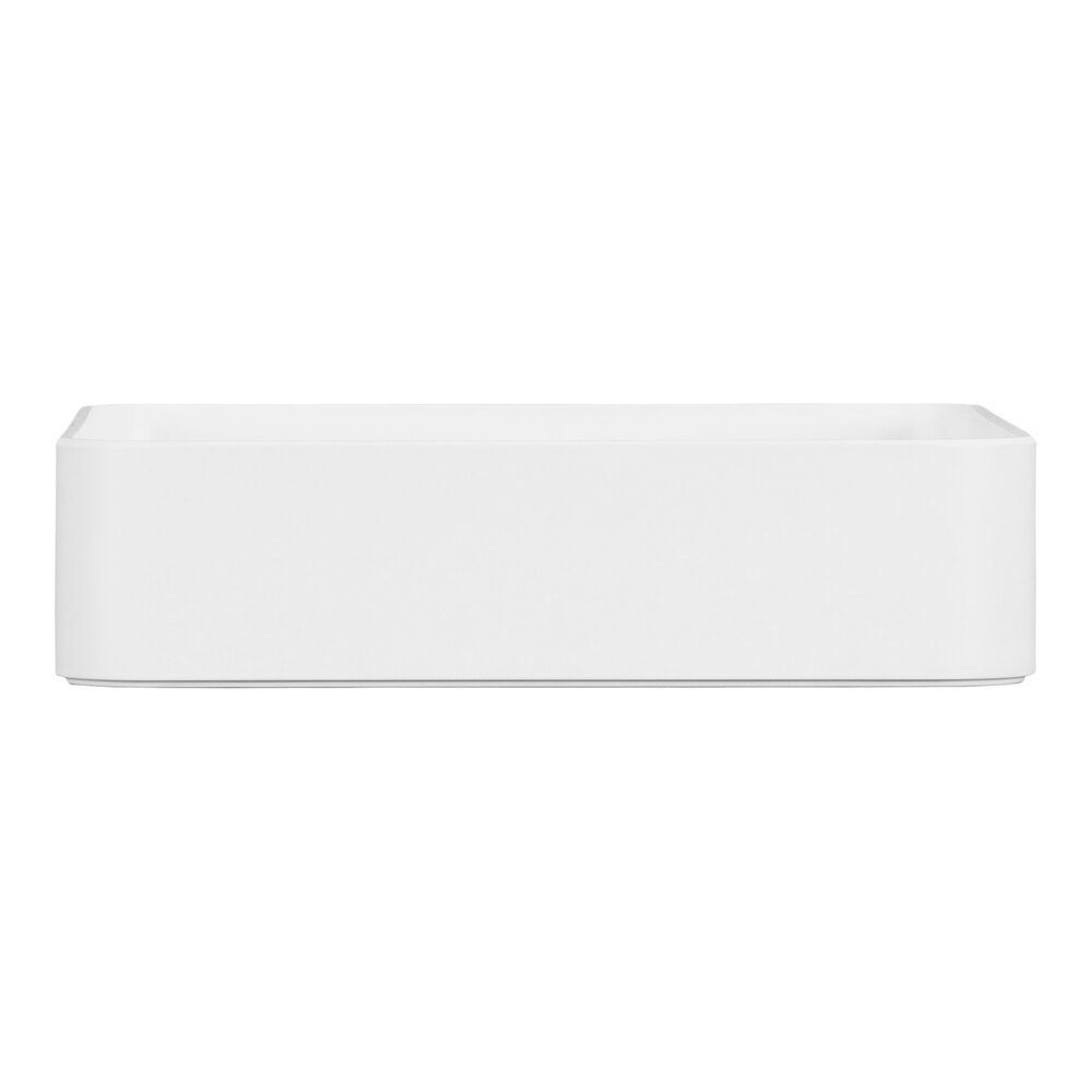 Cal-Mil Hudson 160 oz. White Square Melamine Bowl