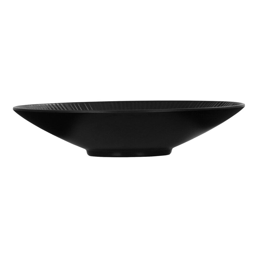 Cal-Mil Nomi 40 oz. Black Round Melamine Serving Bowl