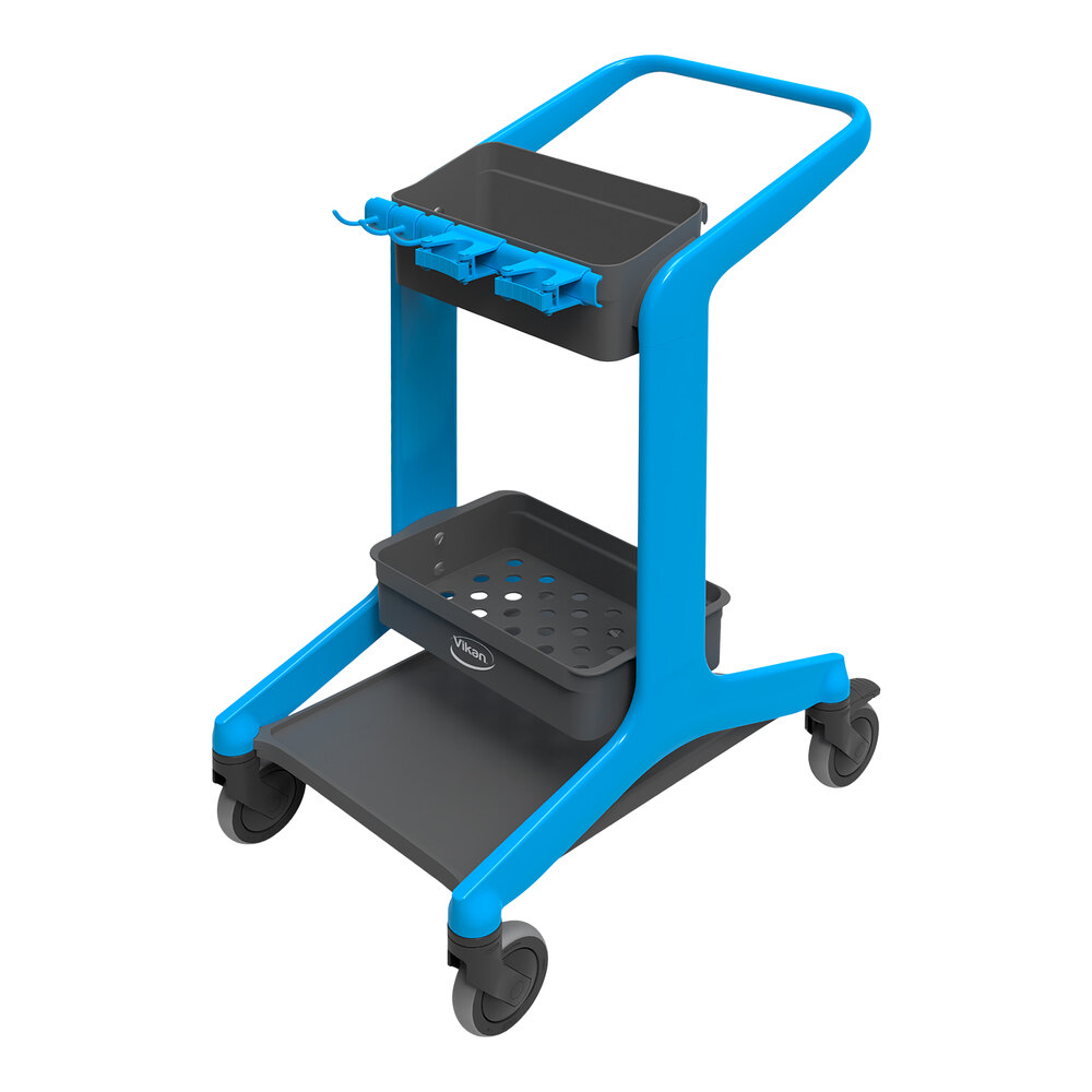 Vikan HyGo Blue Mobile Cleaning Station 57003