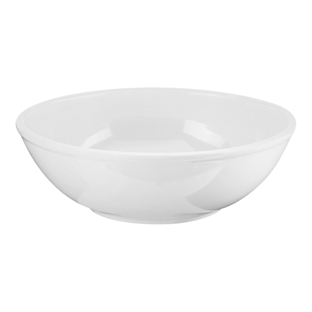 Cal-Mil Rolled Rim 5.5 oz. White Melamine Bowl