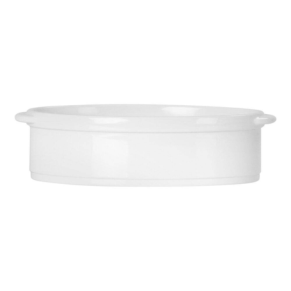 Cal-Mil 24 oz. White Oval Melamine Cocotte