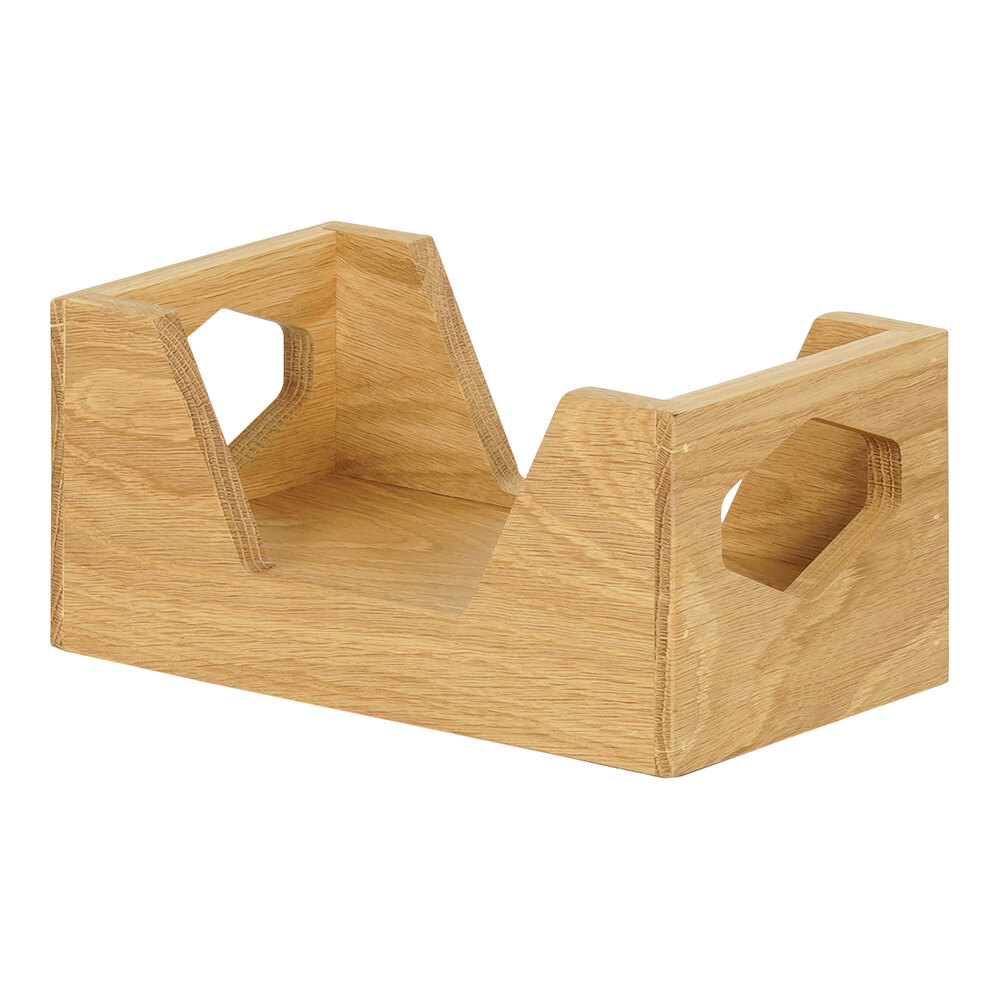 Cal-Mil Sydney 9" x 5" x 4 1/2" Oak Napkin Holder