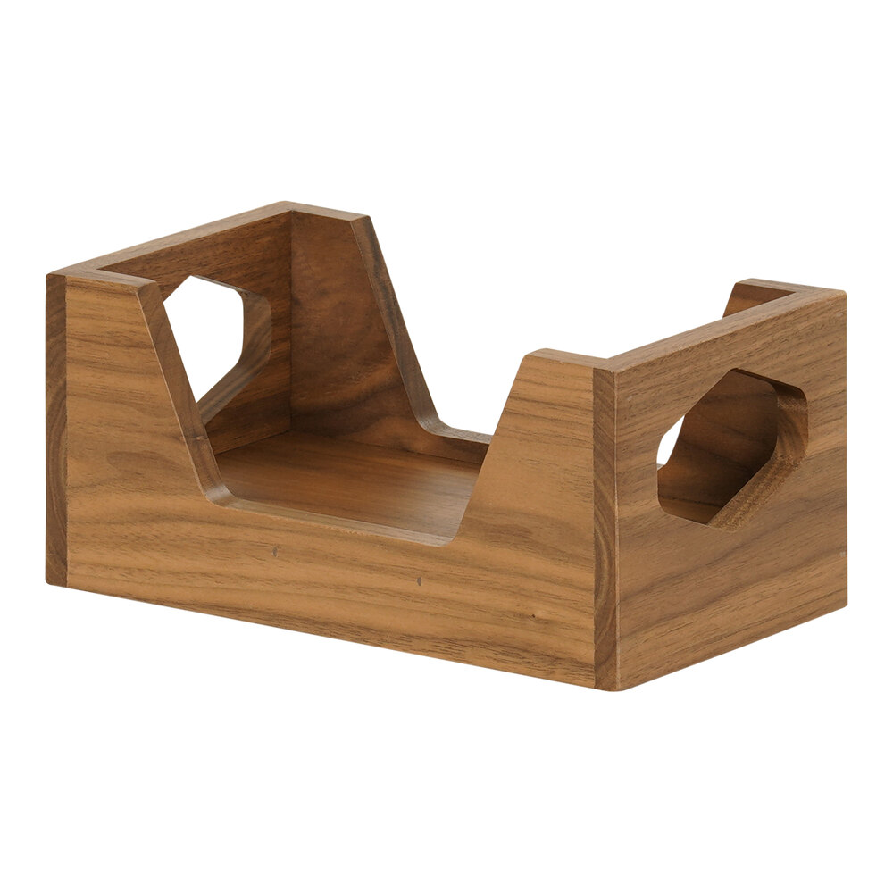 Cal-Mil Sydney 9" x 5" x 4 1/2" Walnut Napkin Holder