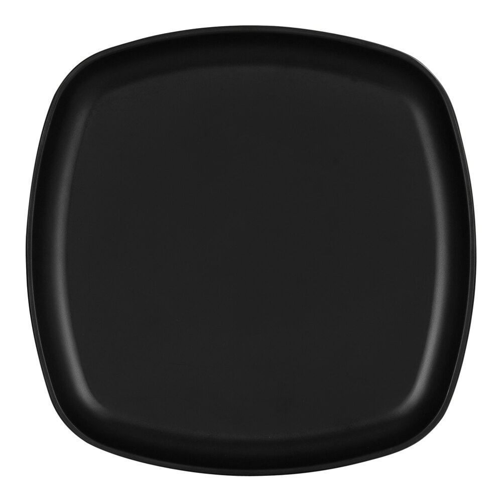 Cal-Mil Oslo 10" Black Square Melamine Plate