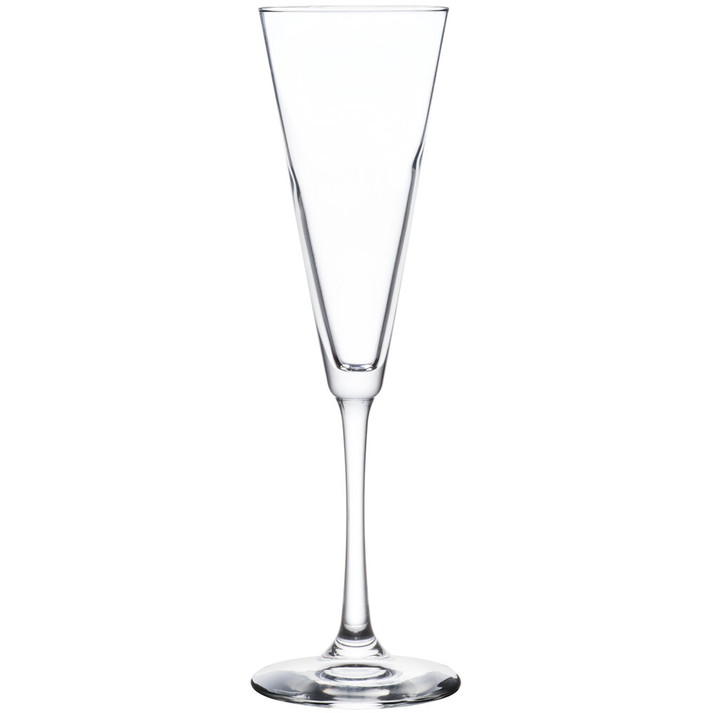 Libbey Vina 6.5 oz. Trumpet Flute Glass - Sample