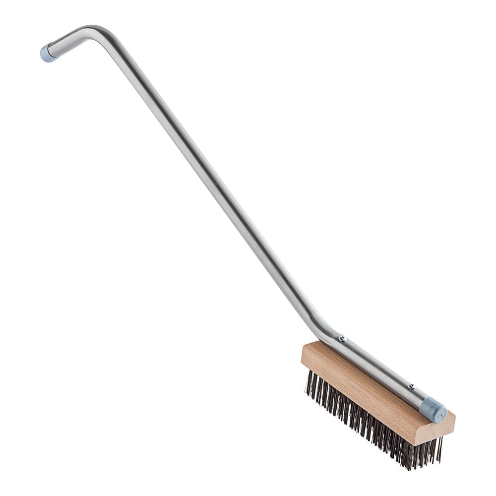 Choice 26" Medium Steel Bristle Grill / Charbroiler Brush