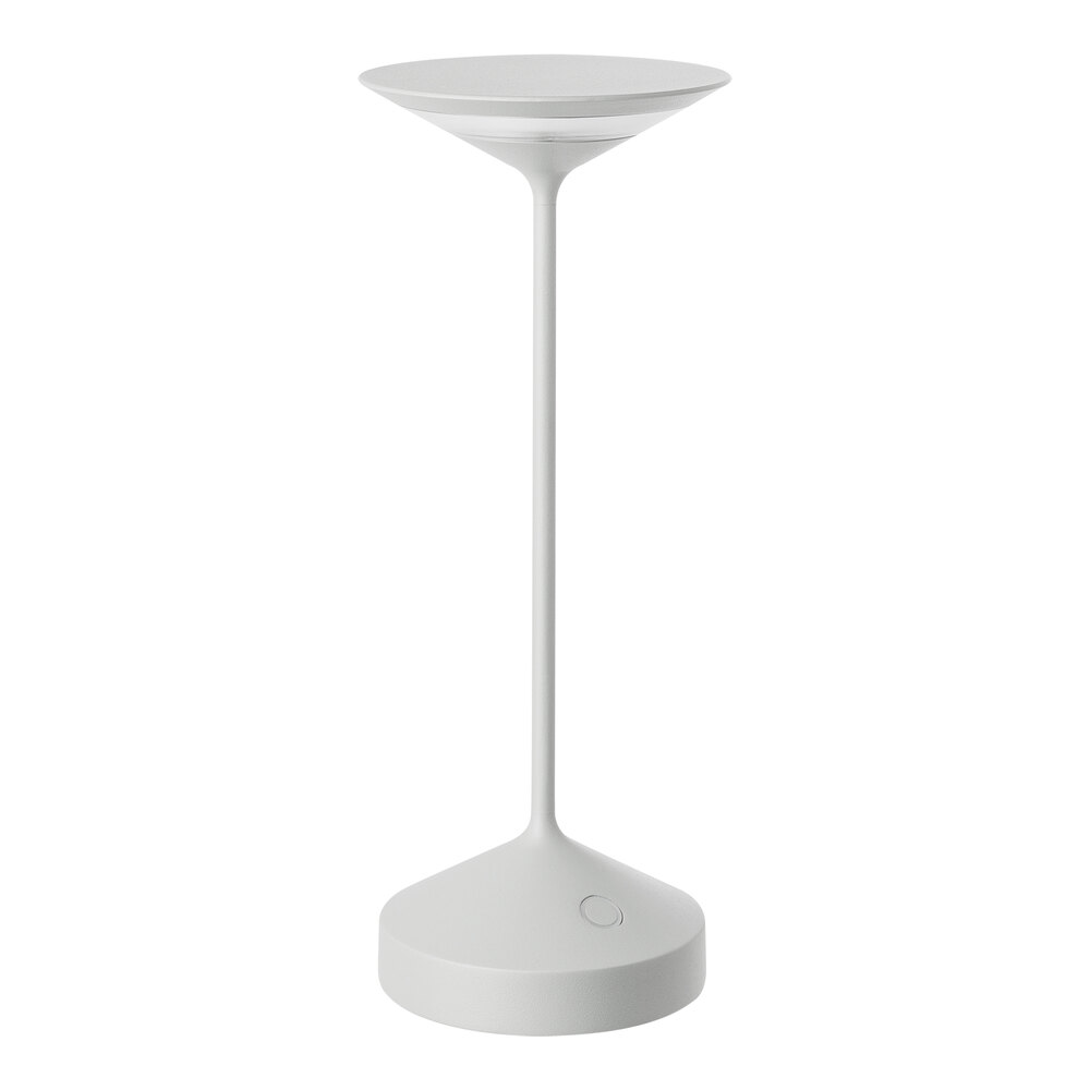 Abert Tempo Mini 7 7/8" White Rechargeable Table Lamp by Arc Cardinal