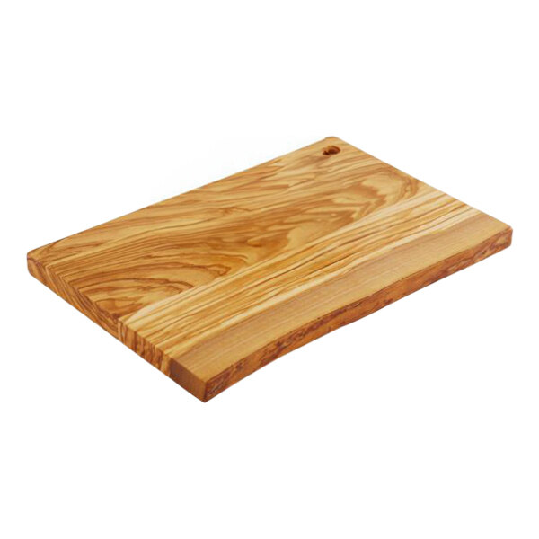 APS 11 7/8" x 8" x 3/4" Olive Wood Rectangular Serving Board