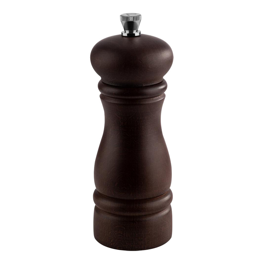 APS 6" Dark Beechwood Salt Mill