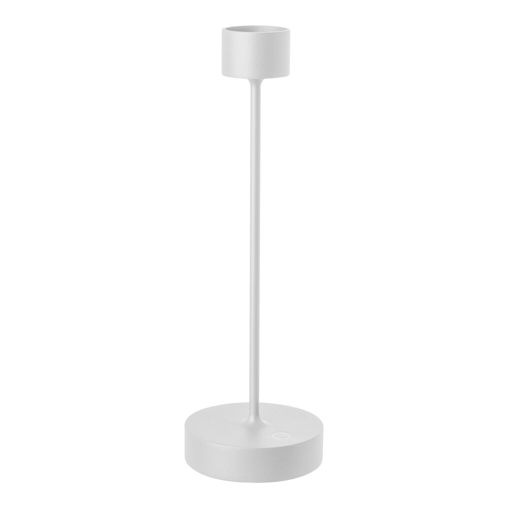 Abert Saturno 11 1/2" White Rechargeable Table Lamp by Arc Cardinal