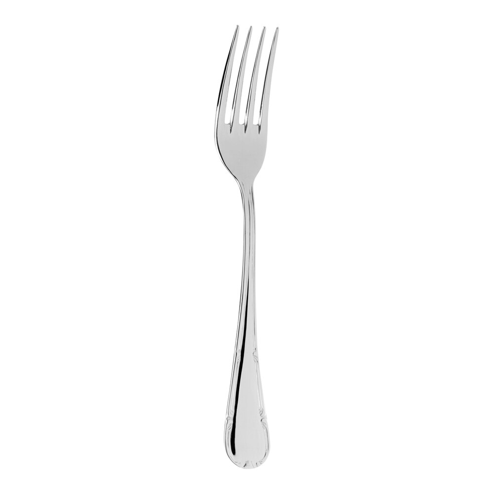 Abert Enrico VIII 8" 18/10 Stainless Steel Extra Heavy Weight Dinner Fork by Arc Cardinal - 12/Case