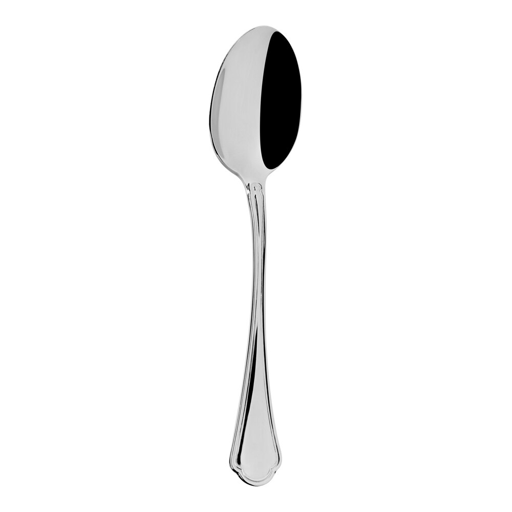 Abert Rada 5 13/16" 18/10 Stainless Steel Extra Heavy Weight Dessert Spoon by Arc Cardinal - 12/Case