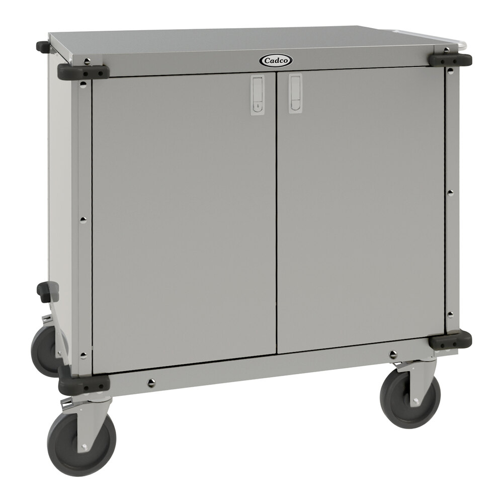 Cadco 41 5/16" x 26 1/2" Locking Utility Cart CC-LUC