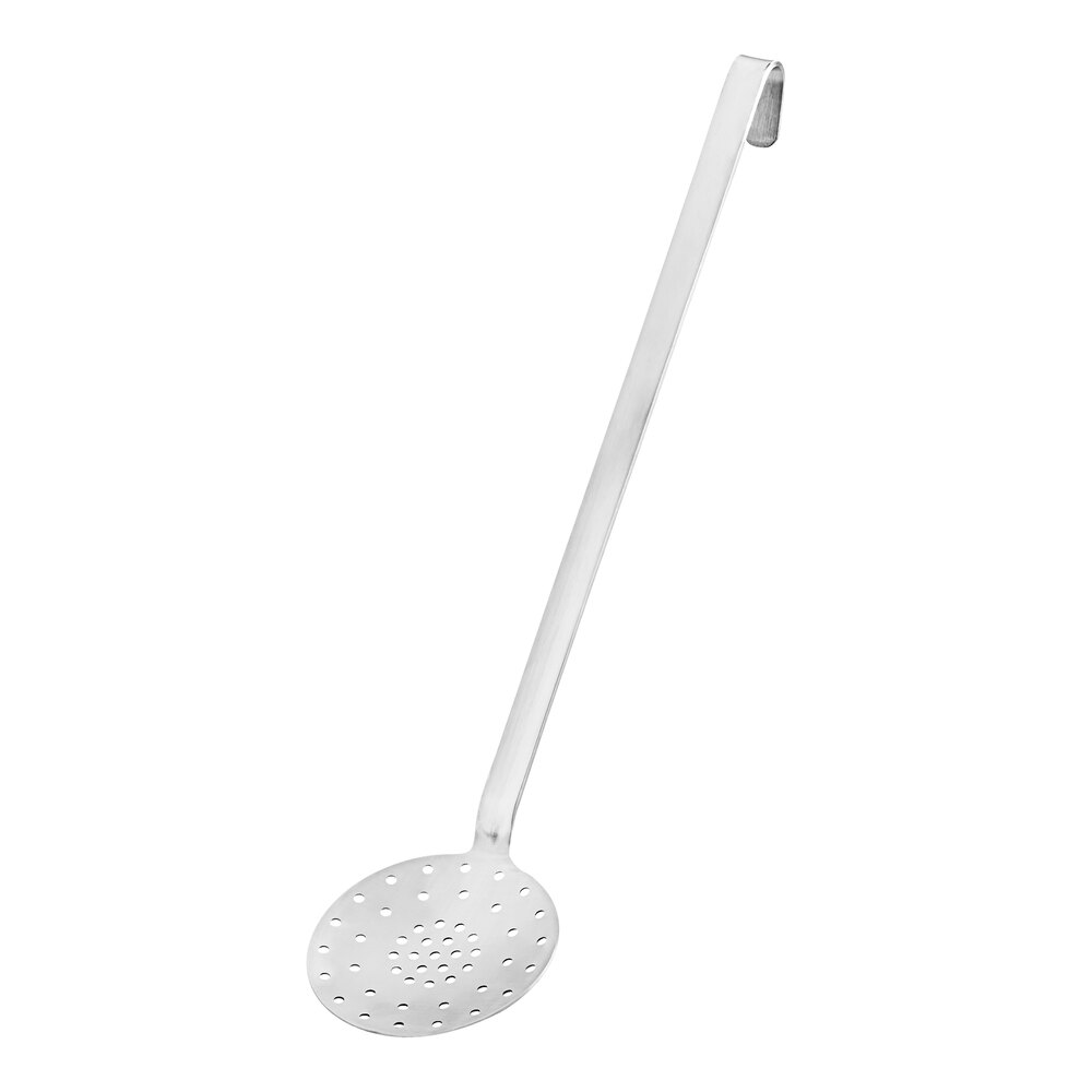 Choice 4 1/2" One-Piece Heavy-Duty Stainless Steel Skimmer