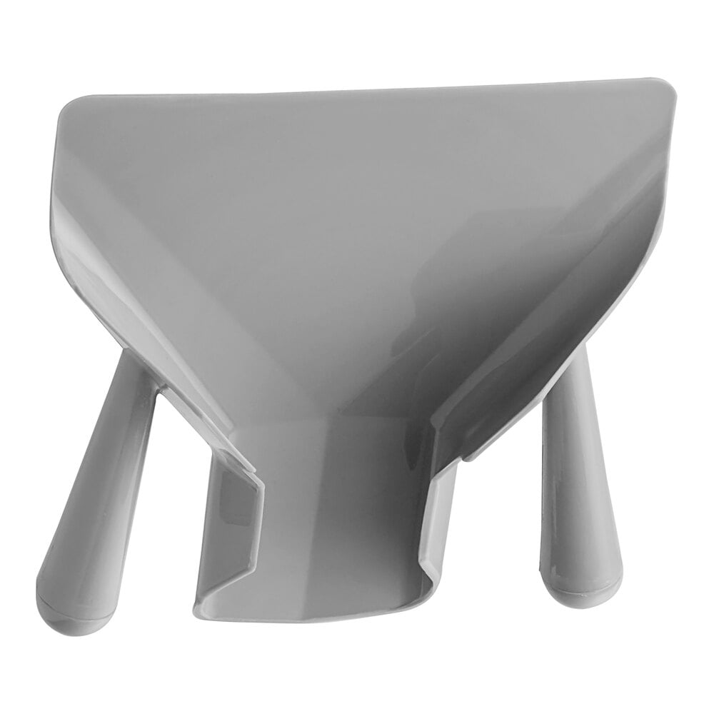 Choice 9 1/4" x 8 1/4" Plastic Dual Handle French Fry Scoop