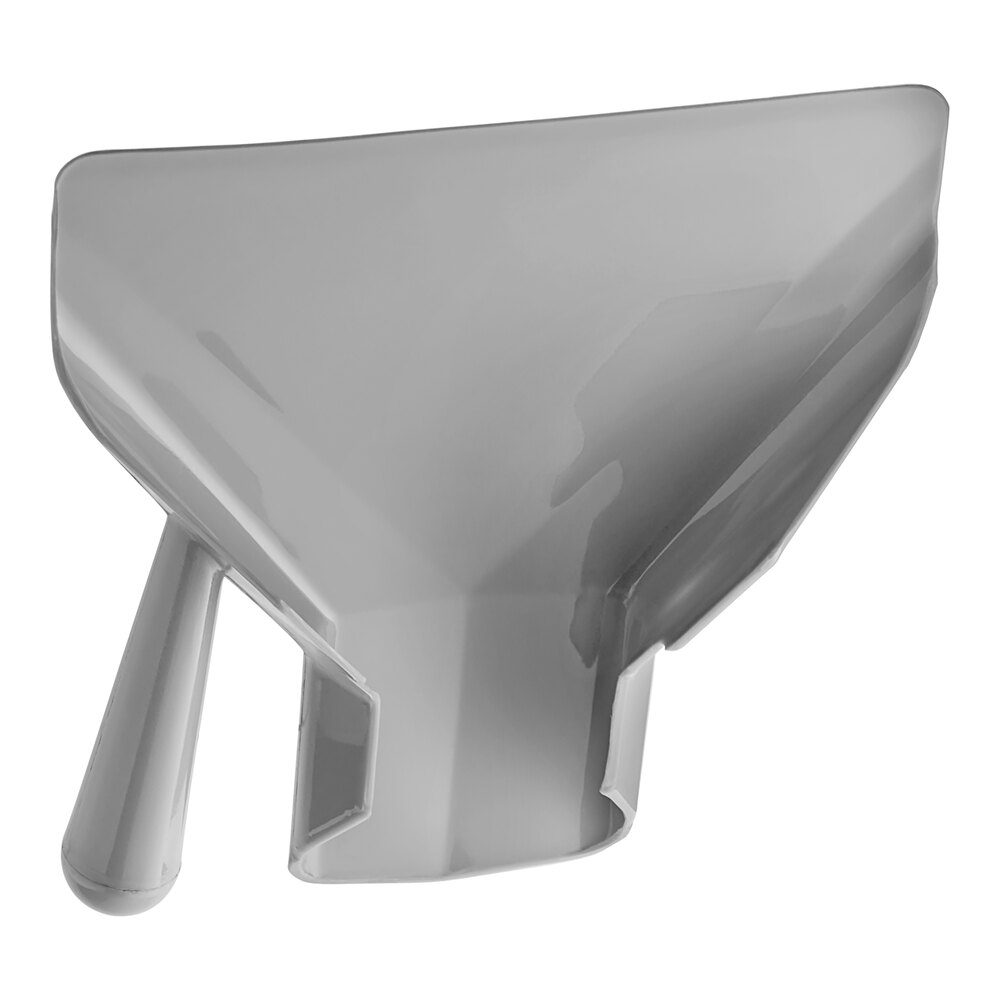 Choice 9 1/4" x 8 1/4" Plastic Right Handle French Fry Scoop