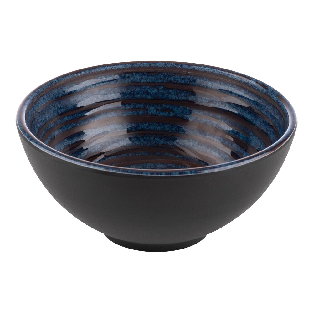 APS Loops 16.9 oz. Round Melamine Bowl - 8/Case