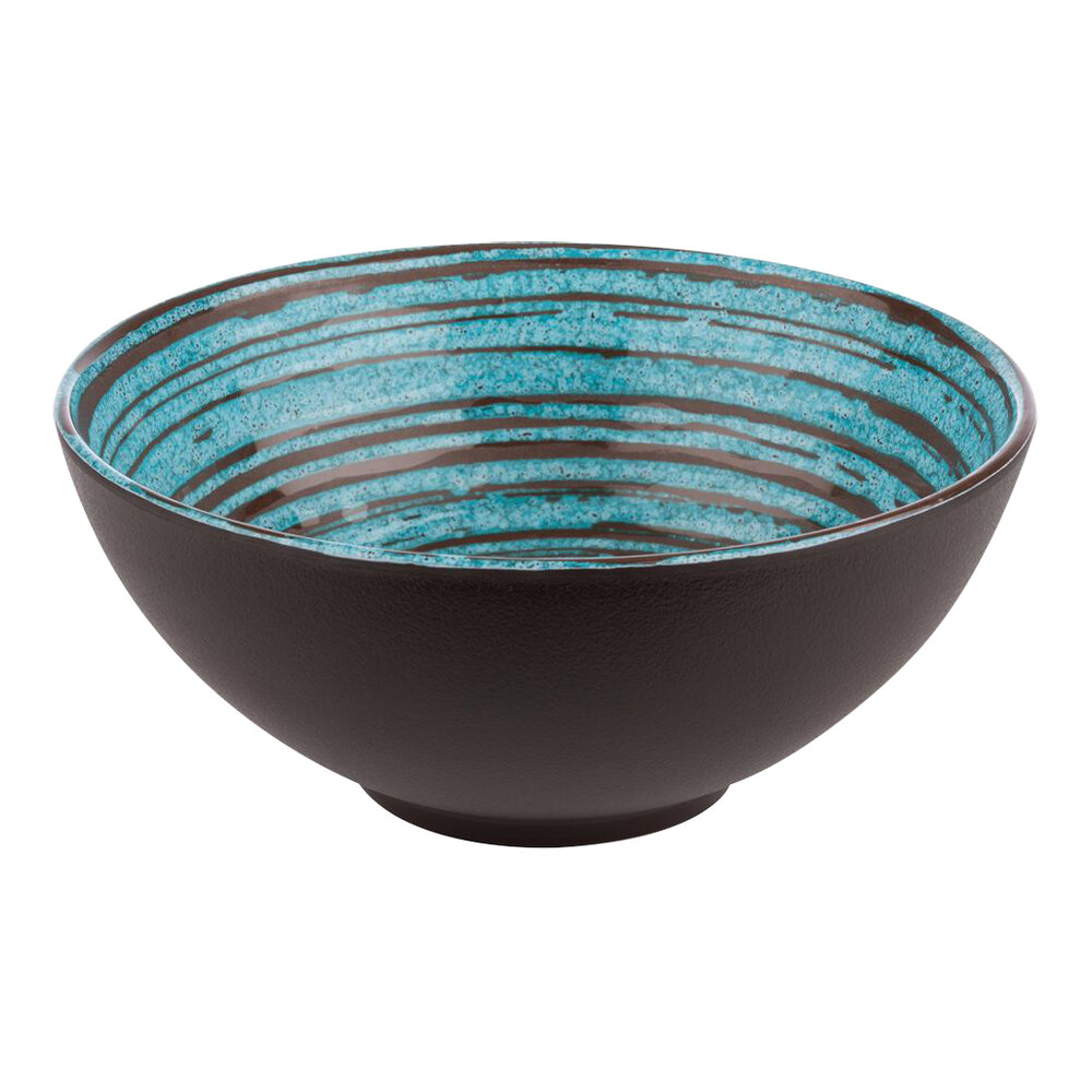 APS Cancun 33.8 oz. Round Melamine Bowl - 6/Case