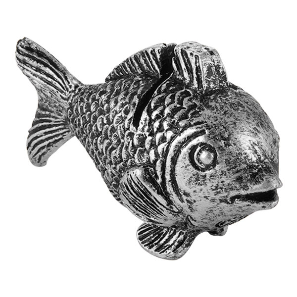 American Metalcraft 1 5/8" Fish Polyresin Card Holder