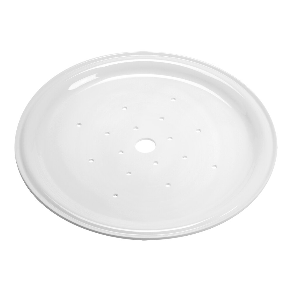 American Metalcraft 12 3/8" White Melamine Seafood Drip Tray