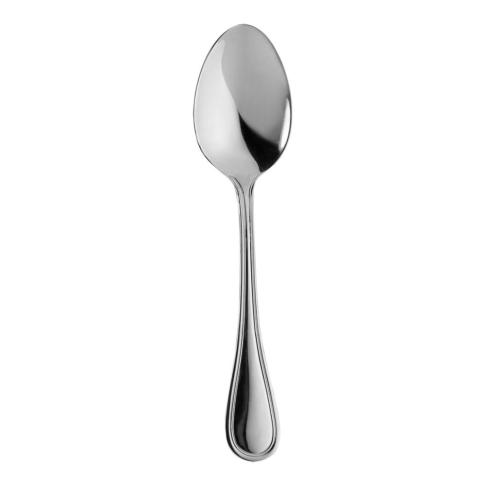 WNK Contour from Steelite International 8 1/4" 18/10 Stainless Steel Extra Heavy Weight Tablespoon / Serving Spoon - 12/Case